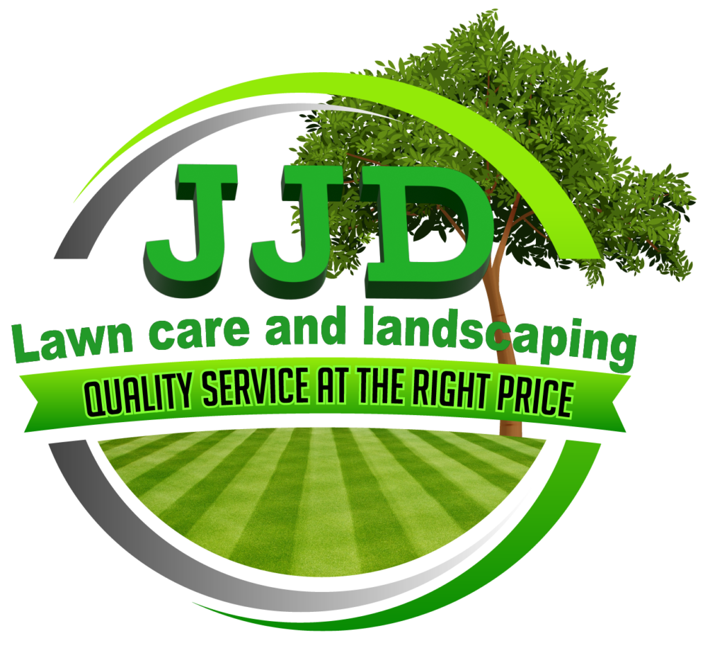 JJD Lawn Care and Landscaping logo Mesa de trabajo 1 copia
