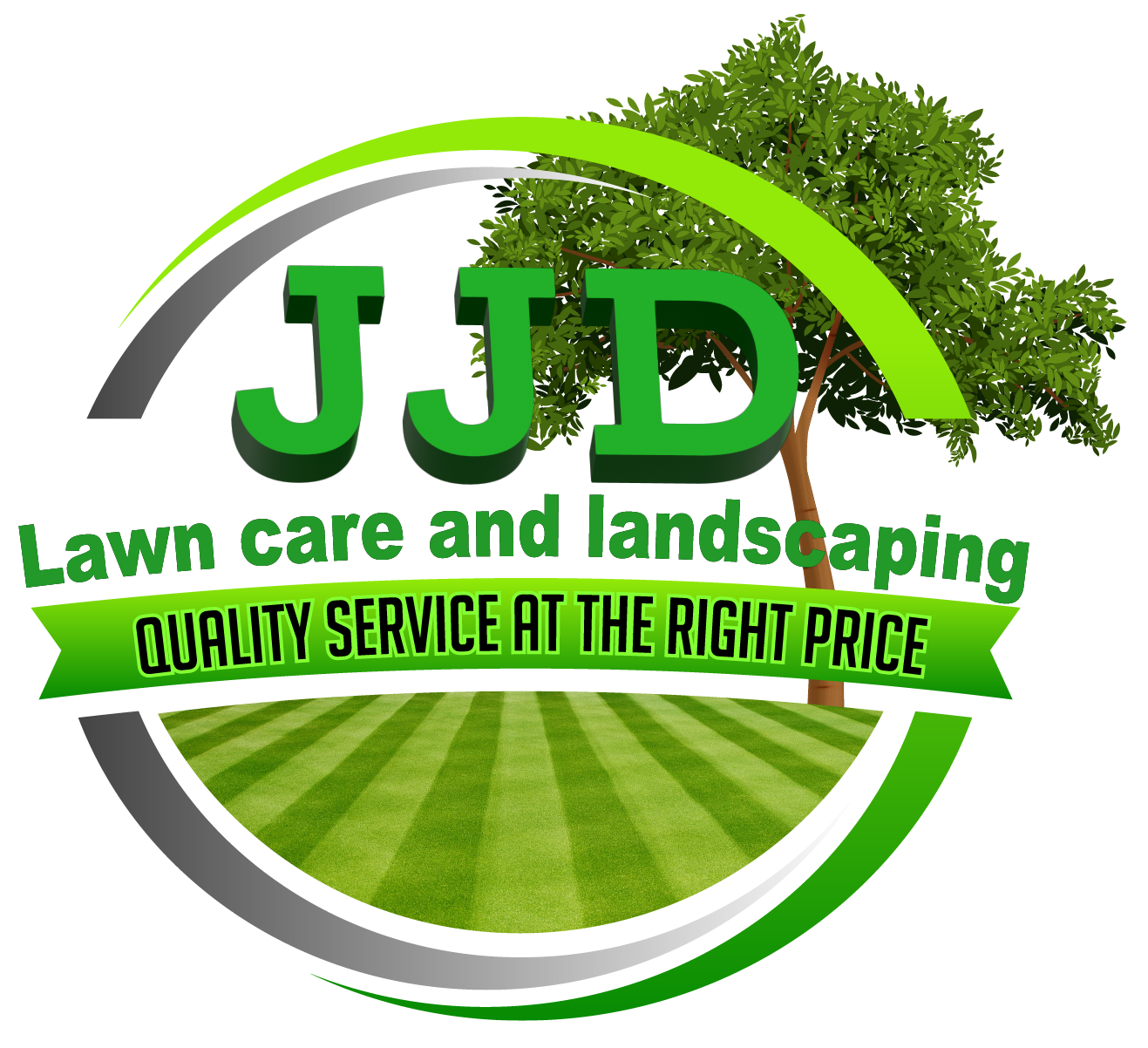 JJD Lawn Care and Landscaping logo Mesa de trabajo 1 copia